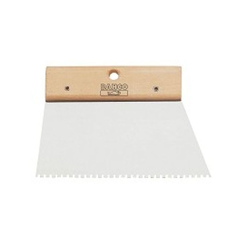 ESPATULA PINTOR DENTADA ENCOLAR 130MMX200MM M/MAD BAHCO