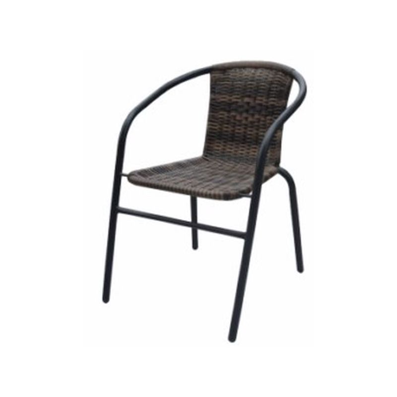 SILLA JARD 53X58X75CM NATUUR HIERRO/RATAN MARR NT123427