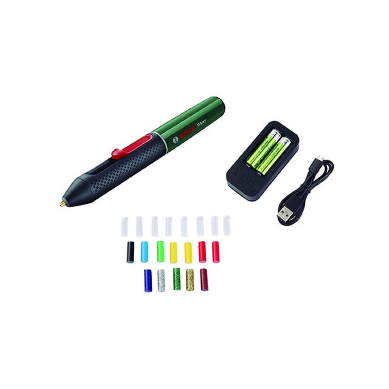 LAPIZ ENCOLAR TERMOFUSIBLE 7MM VER A PILAS GLUEY EVERGREEN B