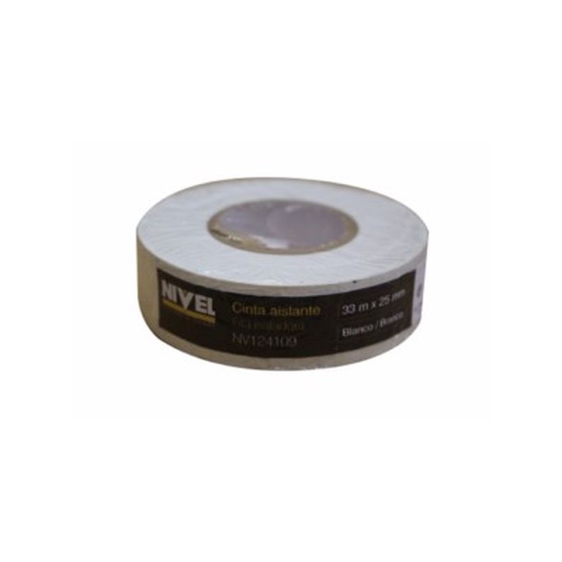 CINTA AISL. 33MT X 25MM NIVEL PVC BL NV124109