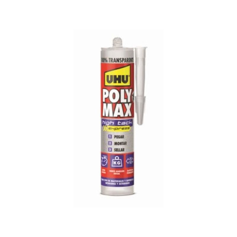ADHESIVO SELLADOR POLIM 300 GR TRA POLY MAX HIGH TACK UHU