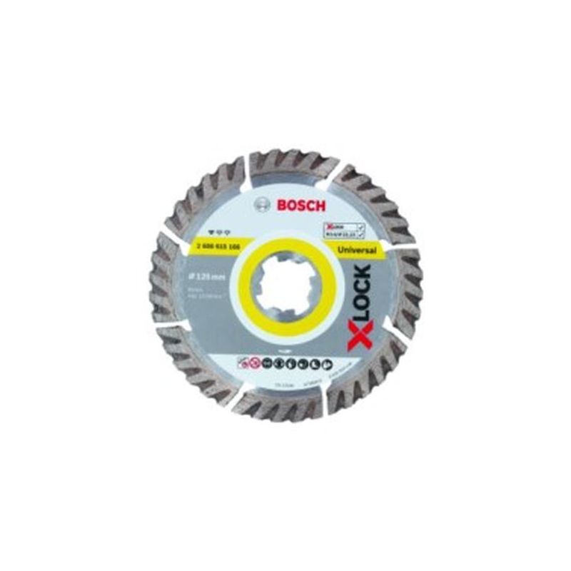 DISCO CORTE SEGMENT Ø 125MM H 10MM X-LOCK TURBO DIAM STANDAR
