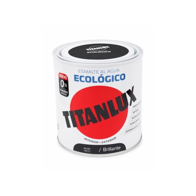 ESMALTE ACRIL BRI. 250 ML NE AL AGUA ECOLOGICO TITANLUX