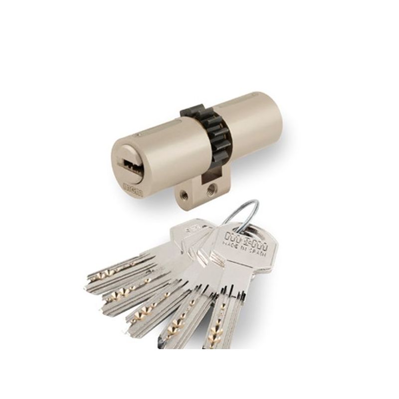 CILINDRO SEG 33X33MM PERFIL SUIZO NIQ MCM