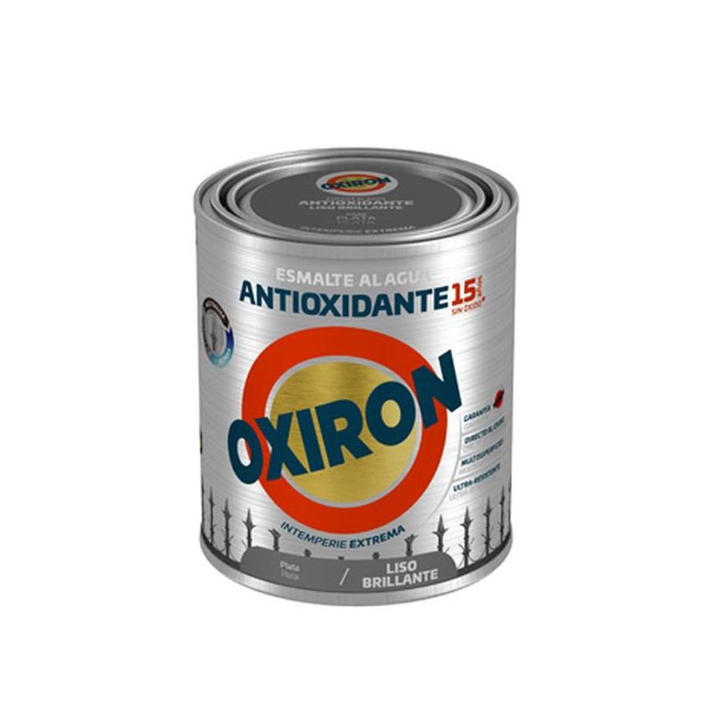 ESMALTE ANTIOXI. BRI. 750 ML PLA EXT. LISO TITAN OXIRON AL A