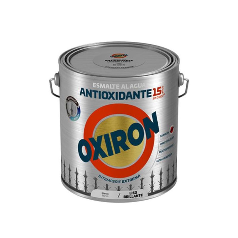 ESMALTE ANTIOXI. BRI. 2,5 LT BL EXT. LISO TITAN OXIRON AL AG