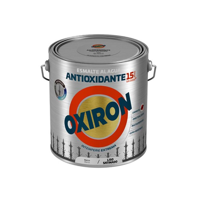 ESMALTE ANTIOXI. SAT. 2,5 LT BL EXT. LISO TITAN OXIRON AL AG