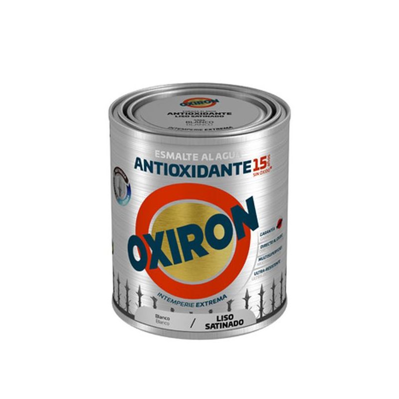 ESMALTE ANTIOXI. SAT. 750 ML BL EXT. LISO TITAN OXIRON AL AG
