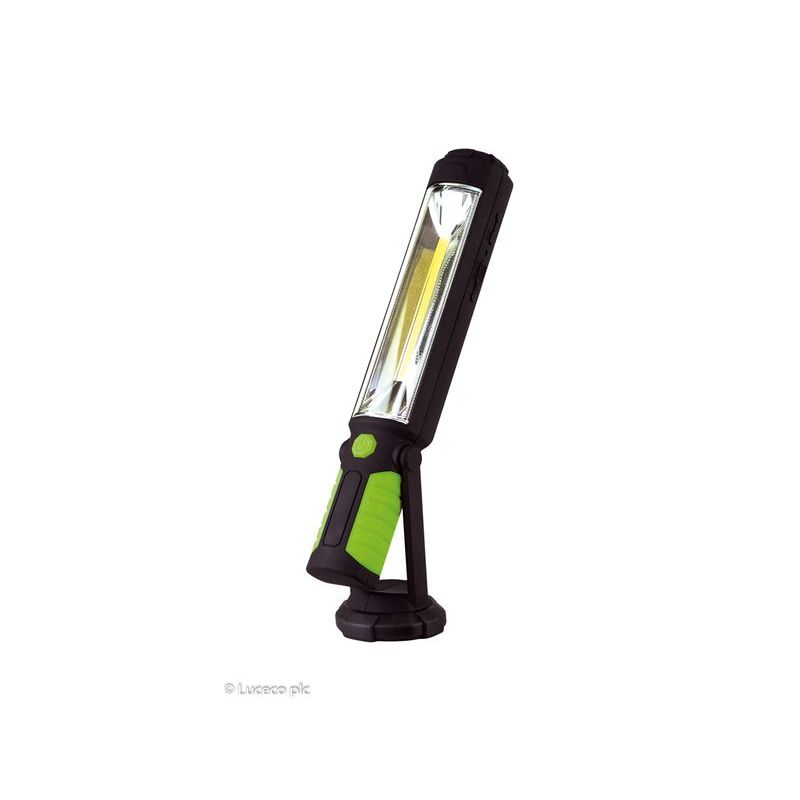 LAMPARA TRABAJO LED 5W 450LM 6500K REC. USB PL NEG/VER Lucec