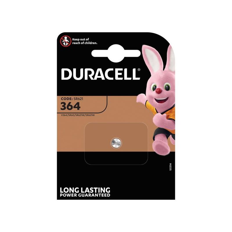 PILA BOTON 364 SR60 DURACELL 5000394067790 1 PZ