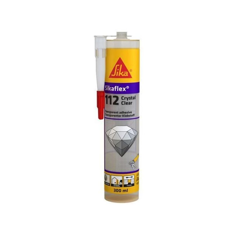 ADHESIVO SELLADOR POLIM EL TRA SIKAFLEX-112 CRYSTAL CLEAR SI