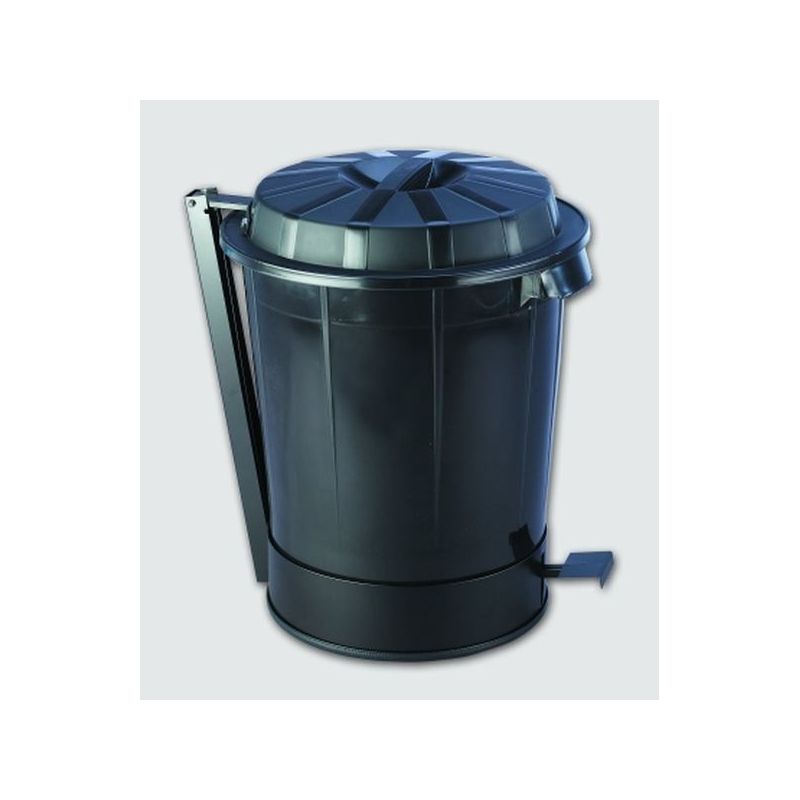 CUBO IND 70 LT CON PEDAL DENOX PP NEGRO 23200