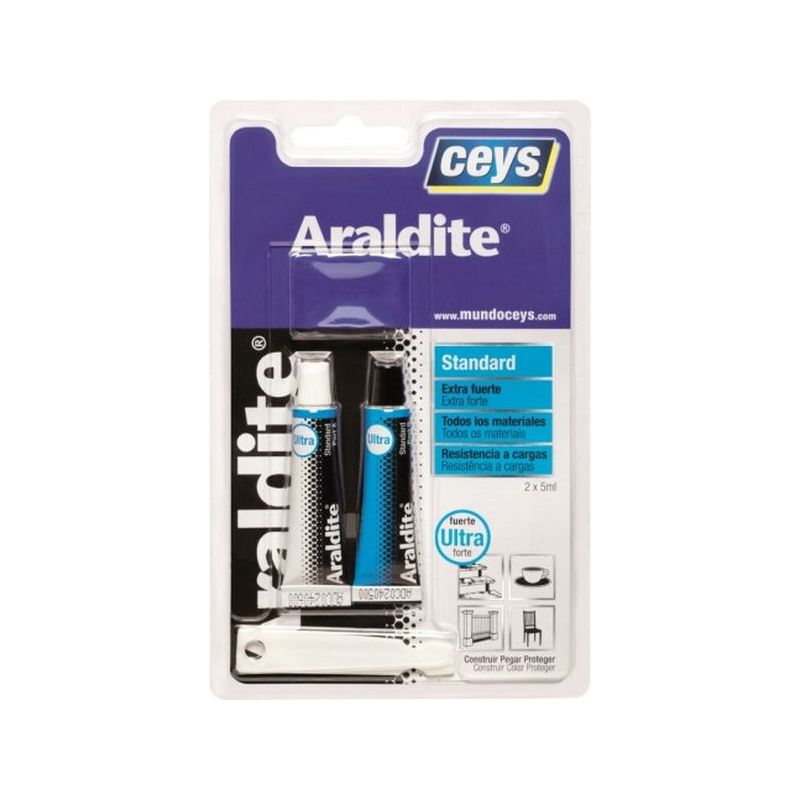 ADHESIVO EPOXY ESTAND. 5+5 ML MAX.RESIST. ARALDIT CEYS