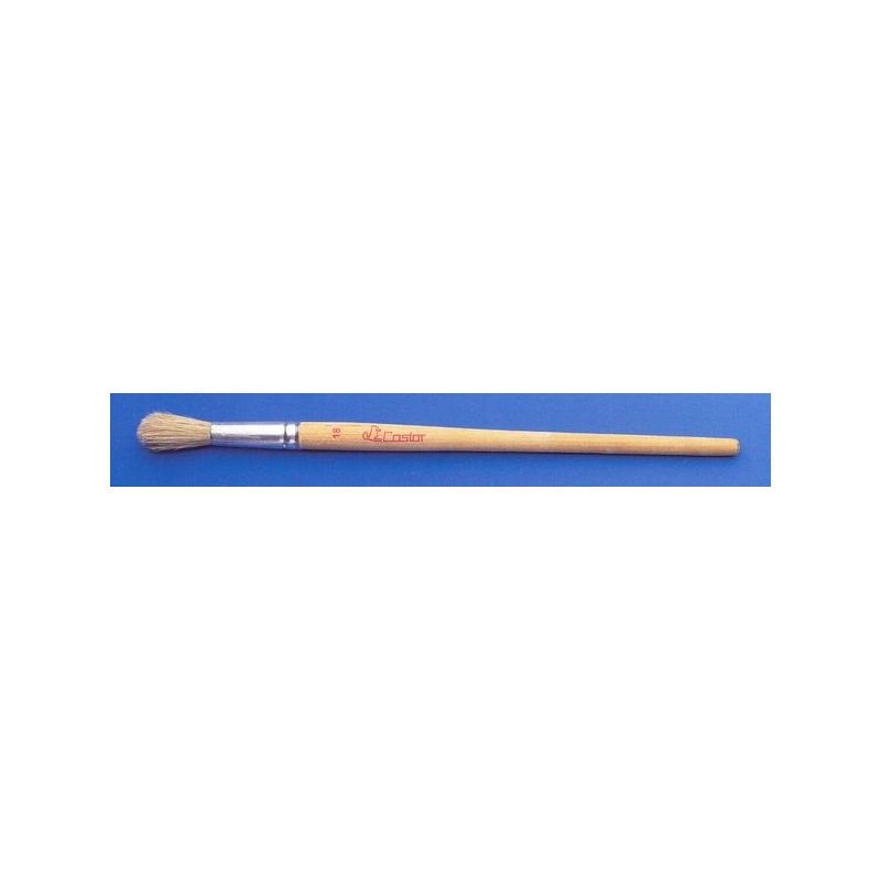 PINCEL PINT RDO N§10 CABO LATA M/MADERA RULO PLUMA