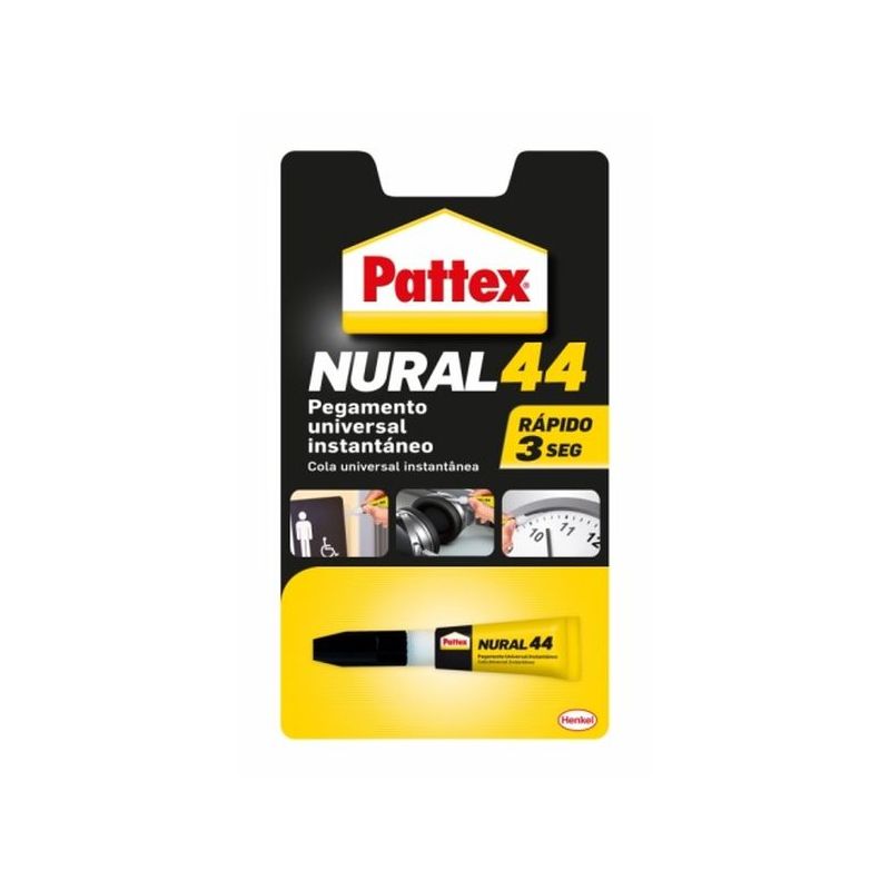 ADHESIVO INSTANTANEO 3 GR NURAL-44 PATTEX