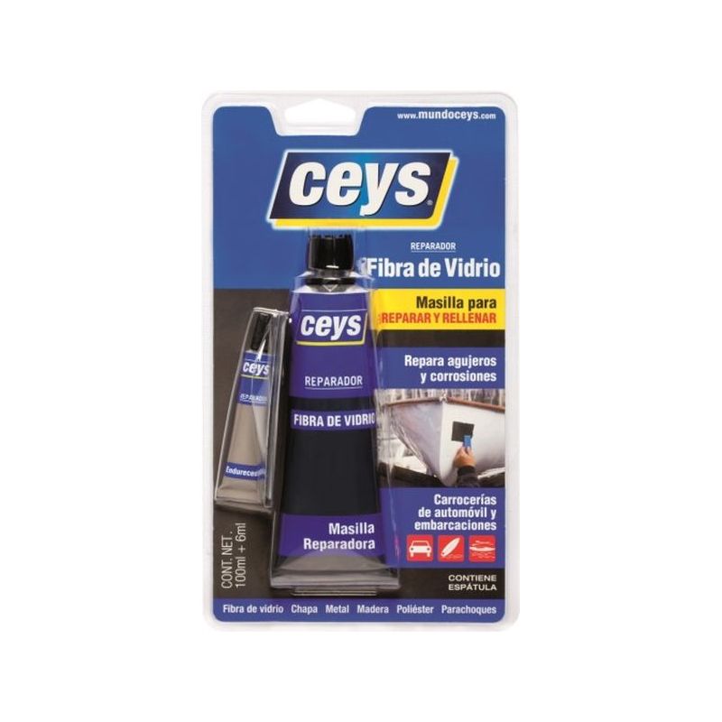 MASILLA REST. FIB/VIDRIO 75+6 ML CARROCERIAS BICOM. CEYS