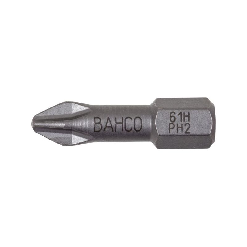 PUNTA ATORN PH1 1/4&quot;&quot;-25MM EXTRA DURA BAHCO