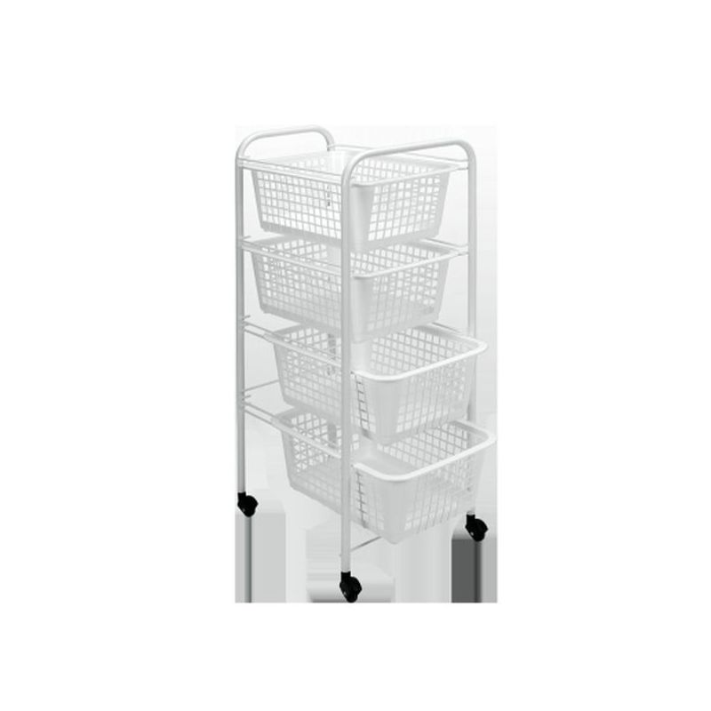 VERDULERO COC 4C 38X30X83CM PL BL MIAMI METALTEX