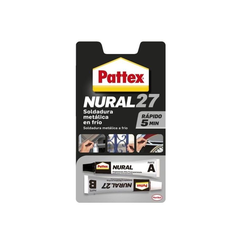 SOLDADURA REP. METAL 22 ML GR EN FRIO RAP NURAL-27 PATTEX