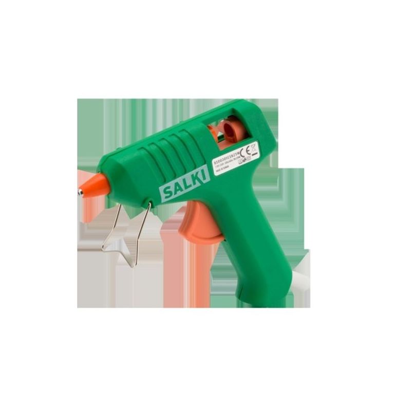 PISTOLA ENCOLAR TERMOFUSIBLE 25 W CON GATILLO SALKI