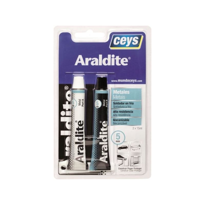 ADHESIVO BICOMPONENTE METALES 47 GR ARALDIT CEYS