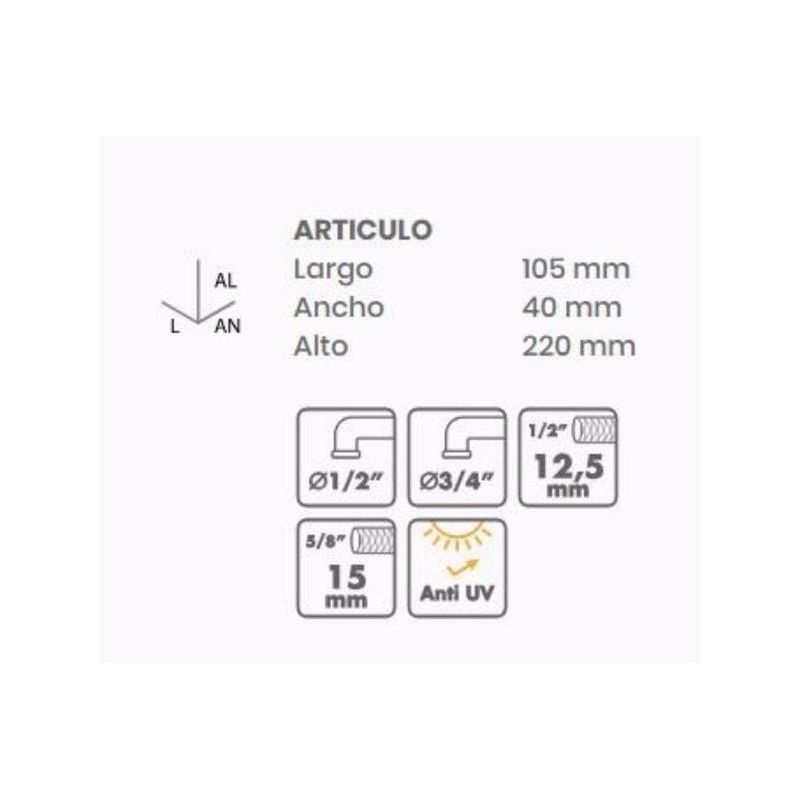 CONECTOR RIEGO RAP TATAY PP TOP LINE 00731