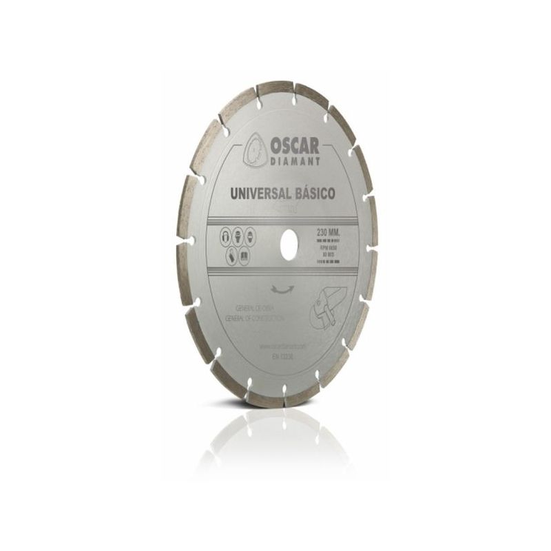 DISCO CORTE G.OBRA 230 MM DIAM BASICO OSCAR DIAMANT