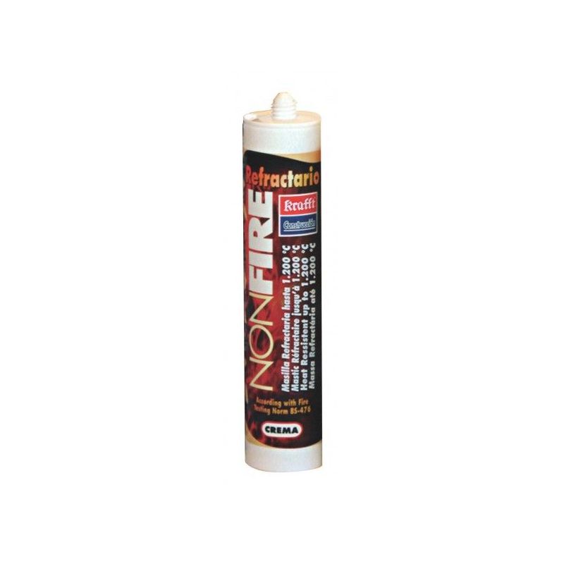 MASILLA REFR. A/TEM 1200§C INT. CREM NON FIRE KRAFFT 310 ML