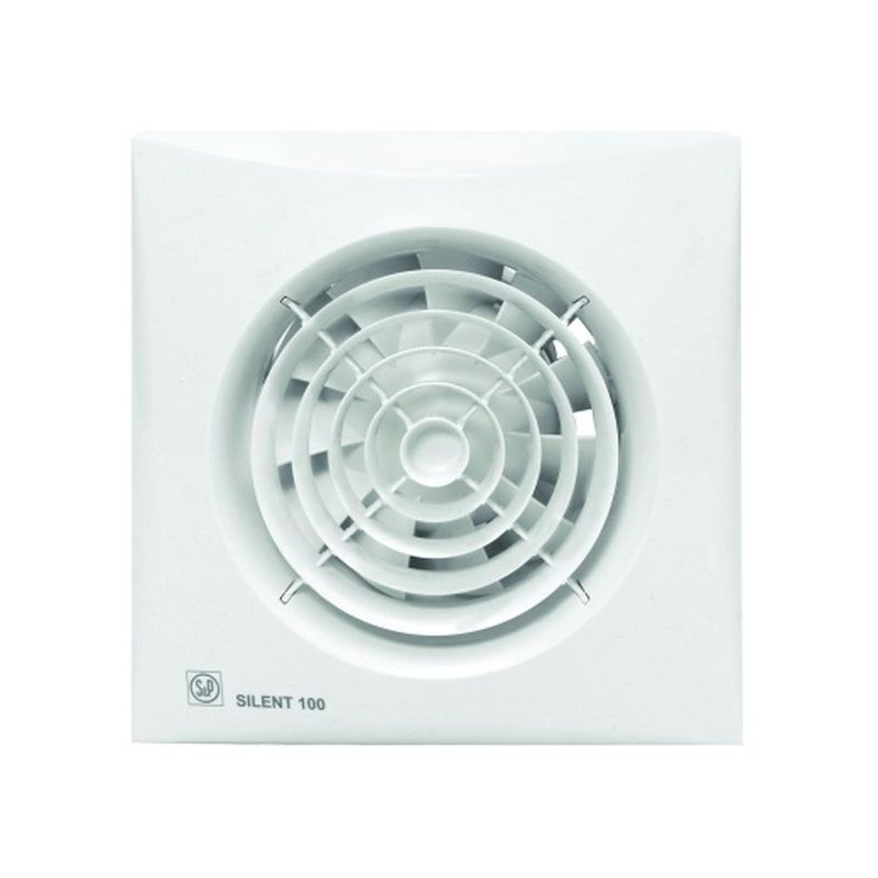 EXTRACTOR BAÑO AXIAL 95M3/H SILENC C/A BL SILENT 100CZ S&amp;P