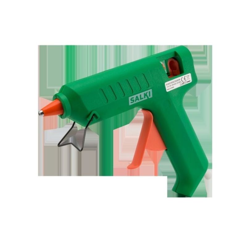 PISTOLA ENCOLAR TERMOFUSIBLE 80W-12MM CON GATILLO 760 SALKI