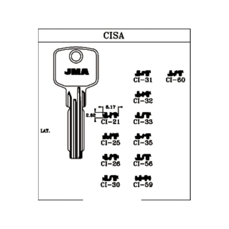 LLAVE PUNTOS EN BRUTO JMA LAT CI-26