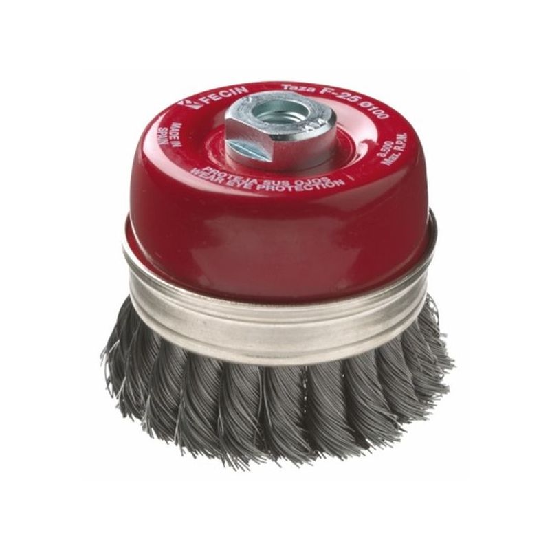CEPILLO IND TAZA AMOLADORA 100 MM / 0,8 MM AL.TRENZ FECIN
