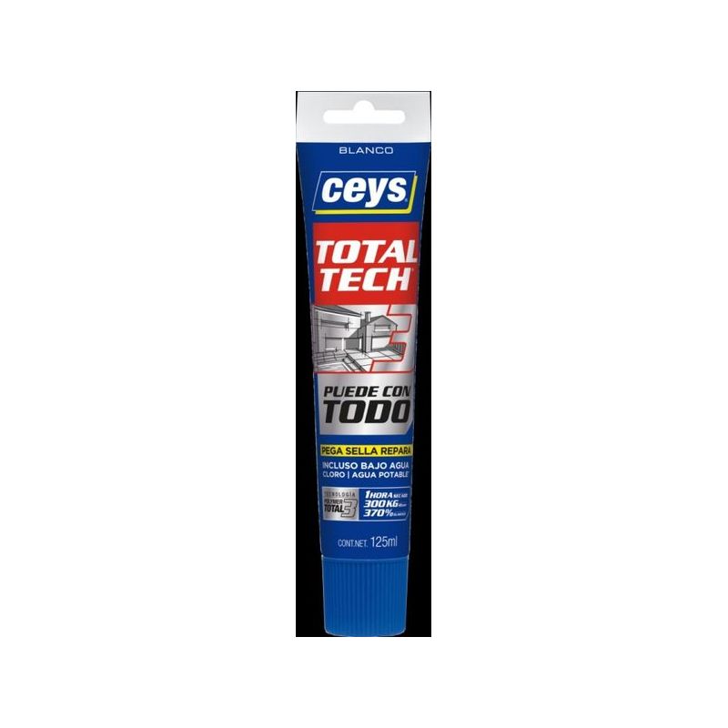 ADHESIVO SELLADOR POLIM 125 ML BL TOTAL TECH CEYS