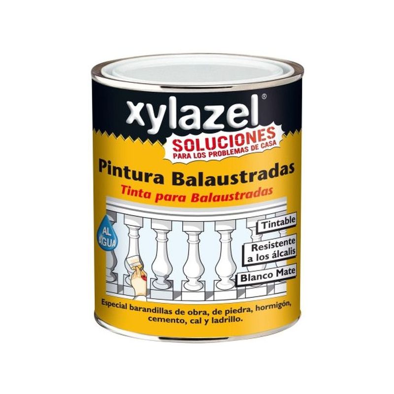 PINTURA BALAUSTRADAS 750 ML BL MATE XYLAZEL