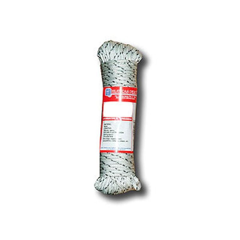 CUERDA TRENZ. 10MM NYL BL/AZ H.PERIO 20 MT