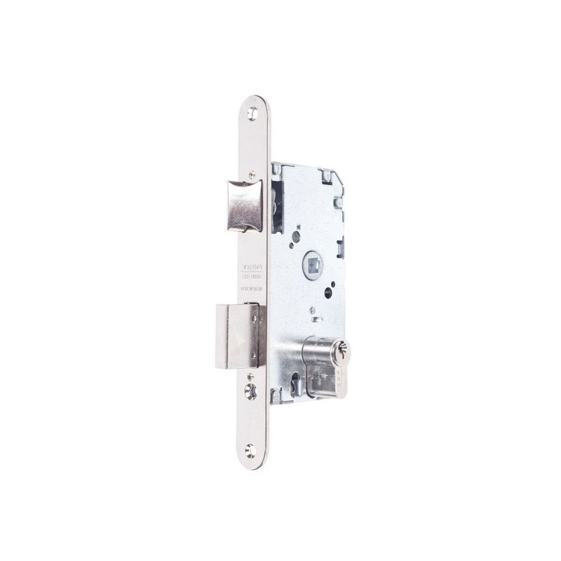 CERRADURA MAD.EMB. 20X40MM 20104PRHN NIQ C/RDO. TESA