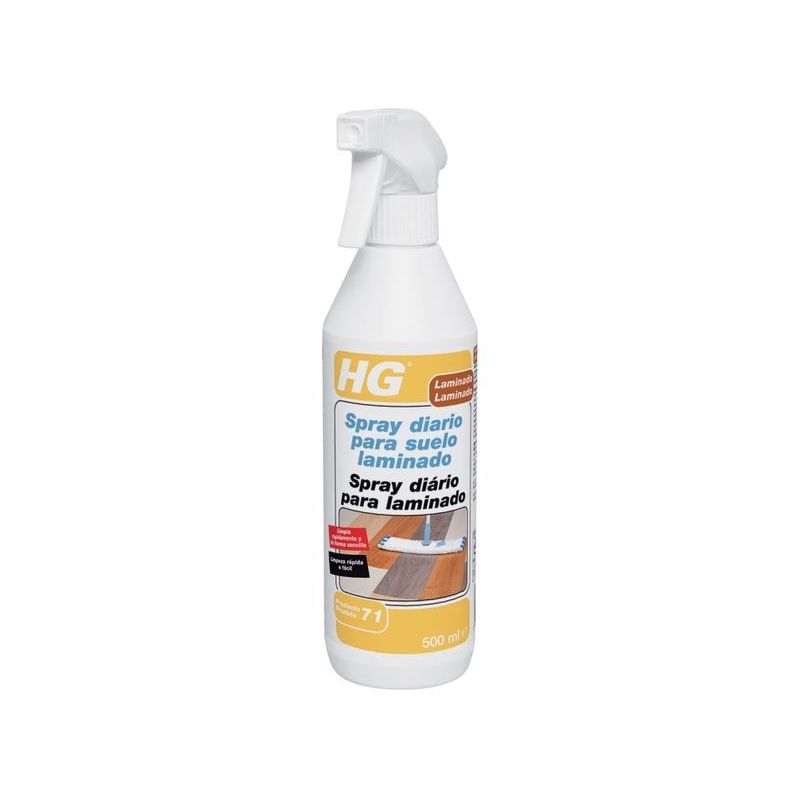 LIMPIADOR POLVO SUELO LAMINADO USO DIARIO SPRAY HG 500 ML