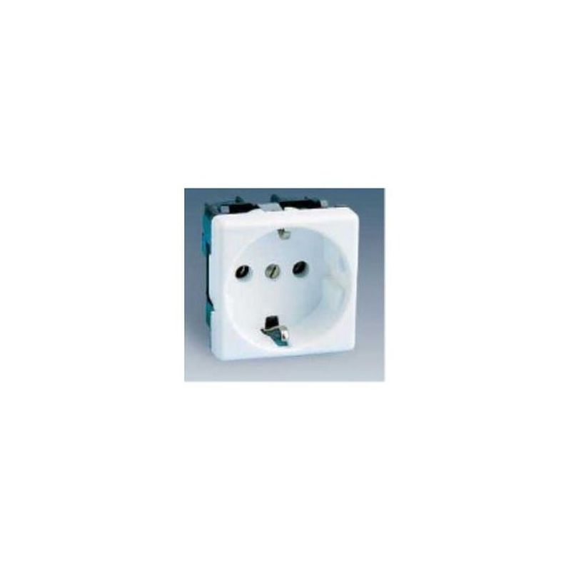 BASE ENCHUFE ELEC SCHUKO TT BL/NI SERIE 27 27432-65 SIMON