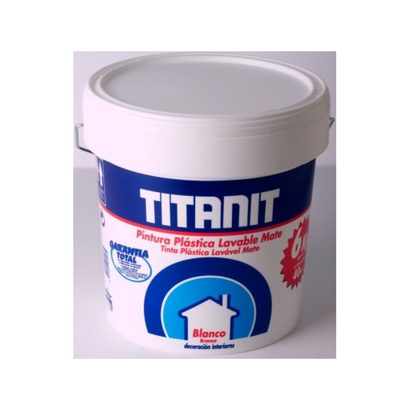 PINTURA PLAST MATE 4 LT BL INT. TITANIT TITAN