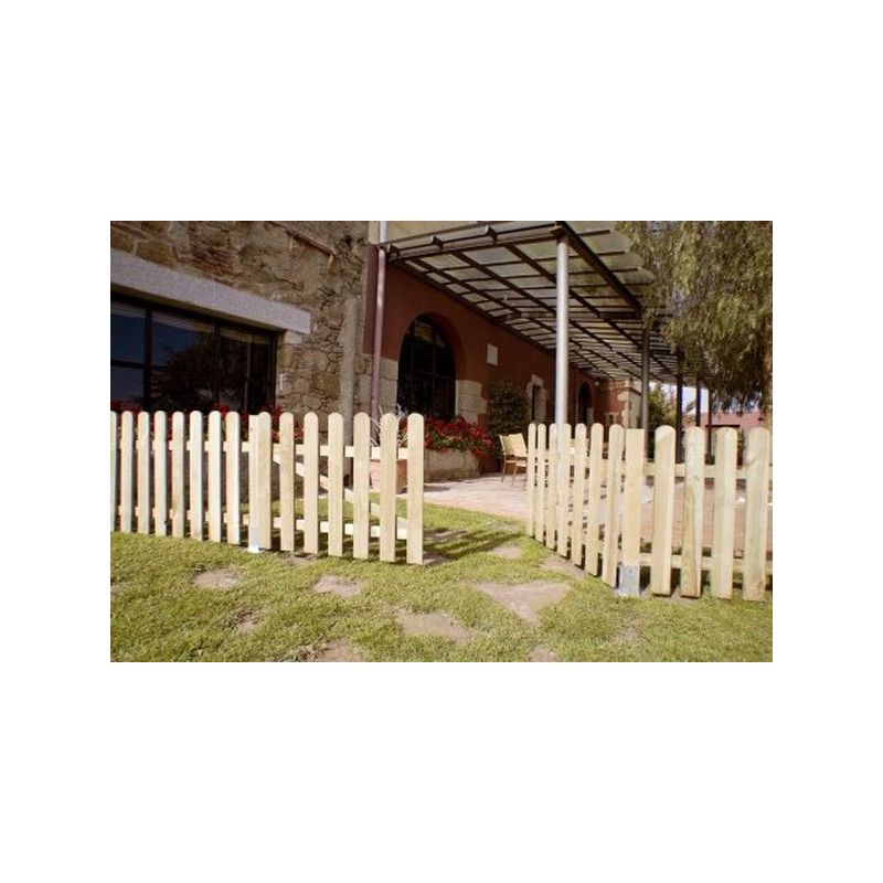 PUERTA VALLA 80X100CM JARDIN NORTENE MAD AUTOCLAVE 407003
