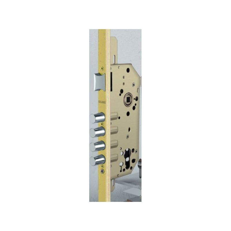 CERRADURA SEG. MAD.EMB. 1049R12350RL ORO MAT 1P OCARIZ