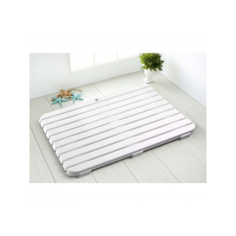 TARIMA BAÑO DUCHA 80X50CM PP BL TATAY