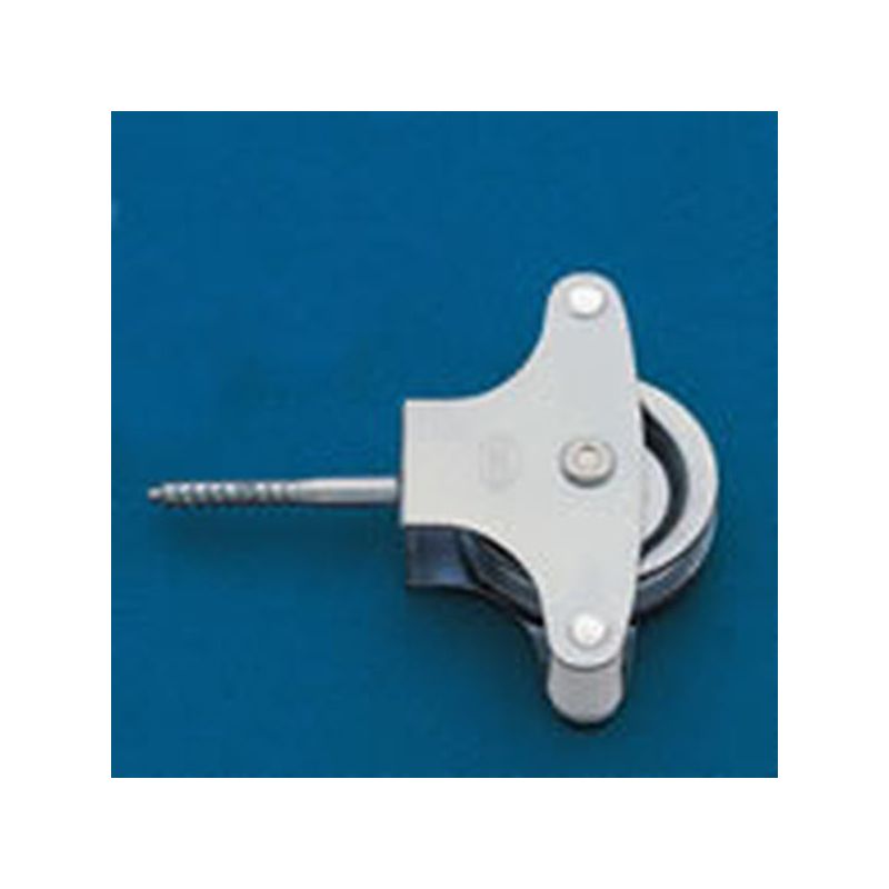POLEA TENDEDERO TORNILLO 40MM METALICA CINC N.4 AMIG