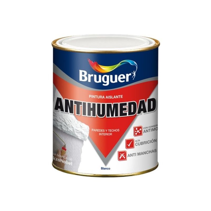 PINTURA ANTIHUMEDAD MATE 4 LT BL SINTETICA BRUGUER