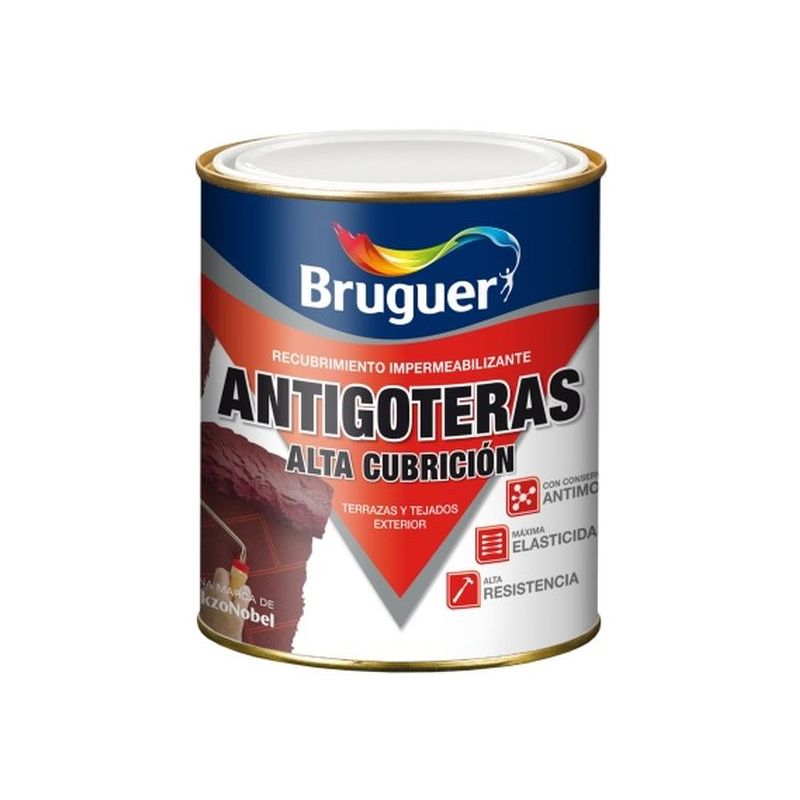 PINTURA ANTIGOTERAS 750 ML BL MATE ALTA CUBRI. BRUGUER