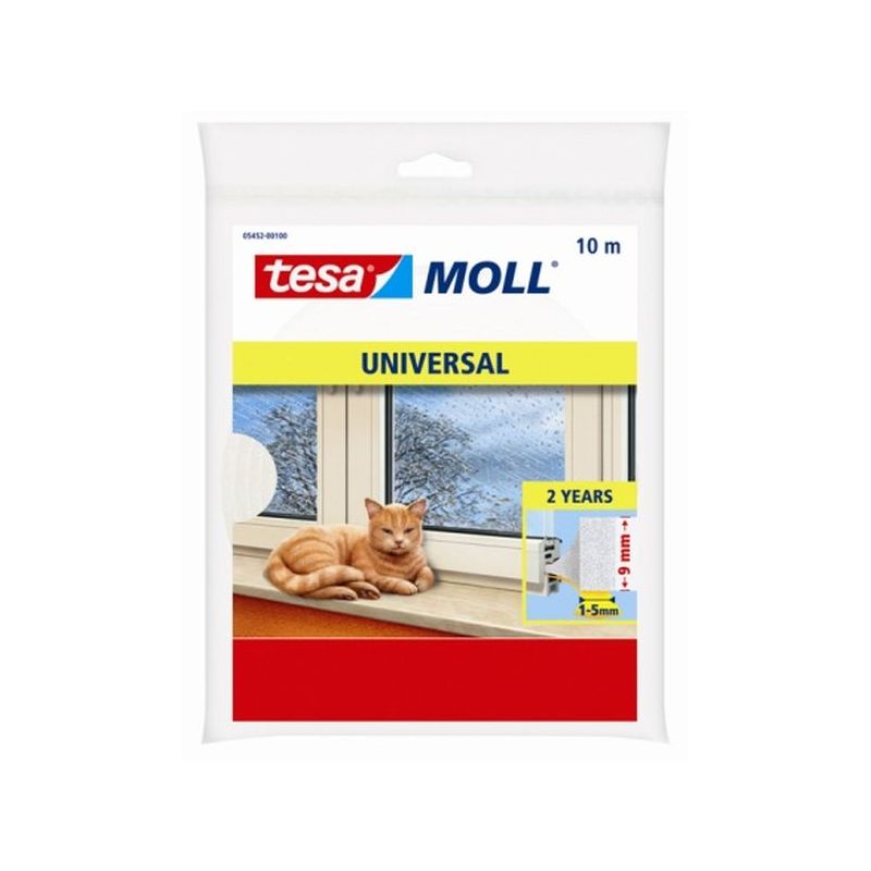 BURLETE PTA/VENT. 9MMx10MT ADH ESPUMA BL TESA MOLL TESATAPE
