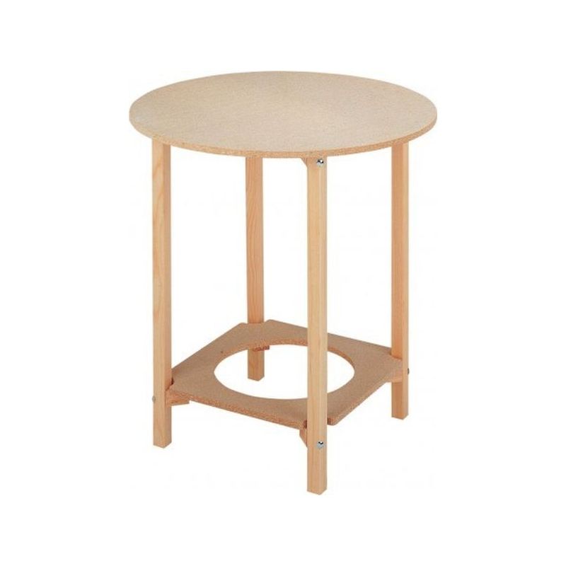 MESA CAMILLA 90CM CON AGUJERO CLIMENT MAD C90