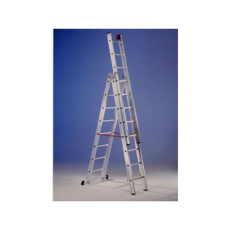 ESCALERA IND TRANSF 2,10/4,90MT 7 PELDAÑOS TR.C/BASE ALU SVE