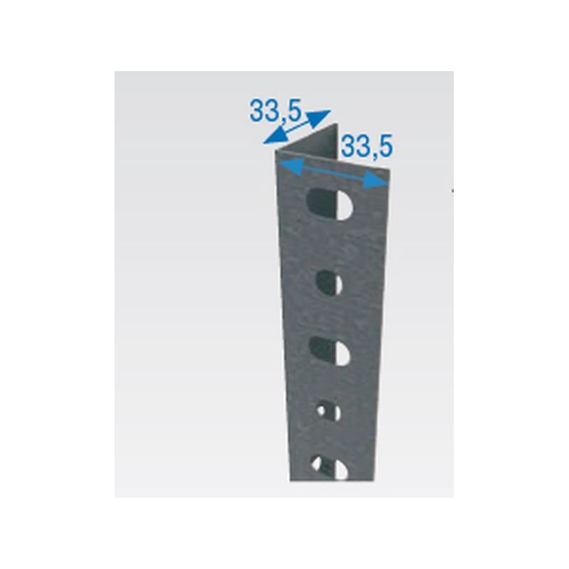 ANGULO ESTANT RANURADO 2,5 MT P35 MET GALV SIMONRACK