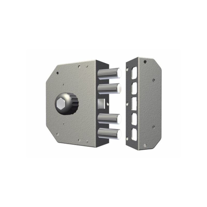 CERRADURA SEG. SOBR. 130X164X32MM 3050CRI CR. ENT.60 IZQ CR